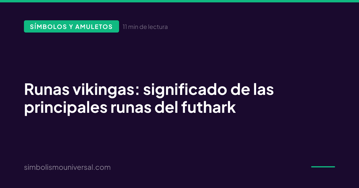 Viking runes: meaning of the main Elder Futhark runes