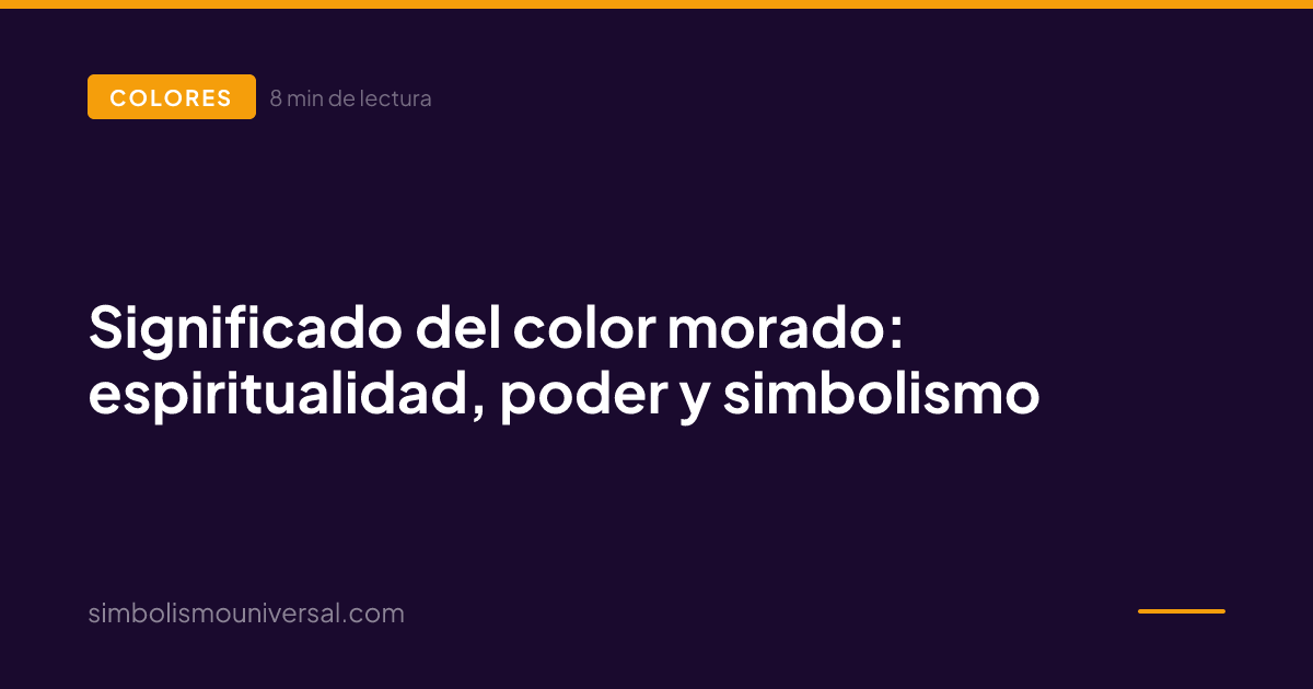 Significado del color morado: espiritualidad, poder y simbolismo