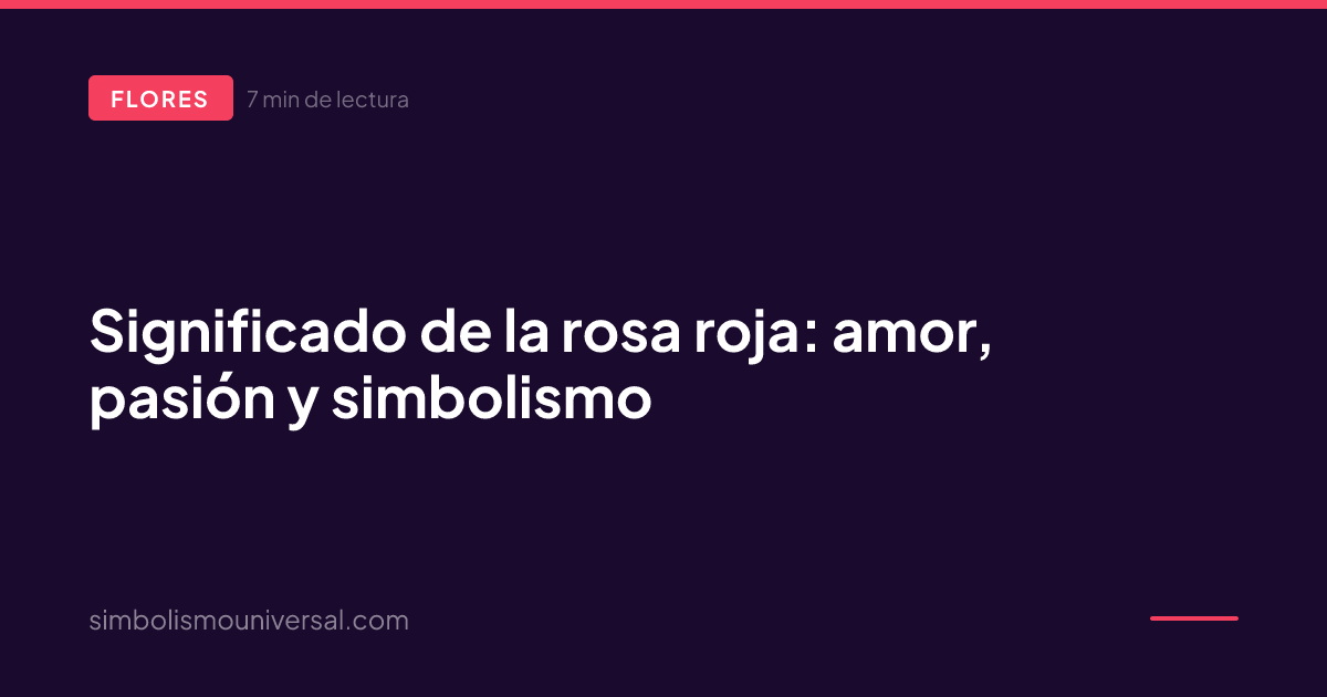 Meaning of the Red Rose: Love, Passion and Symbolism
