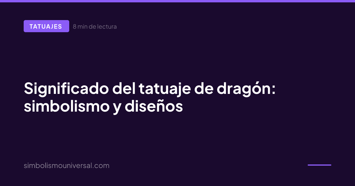 Dragon tattoo meaning: symbolism and designs